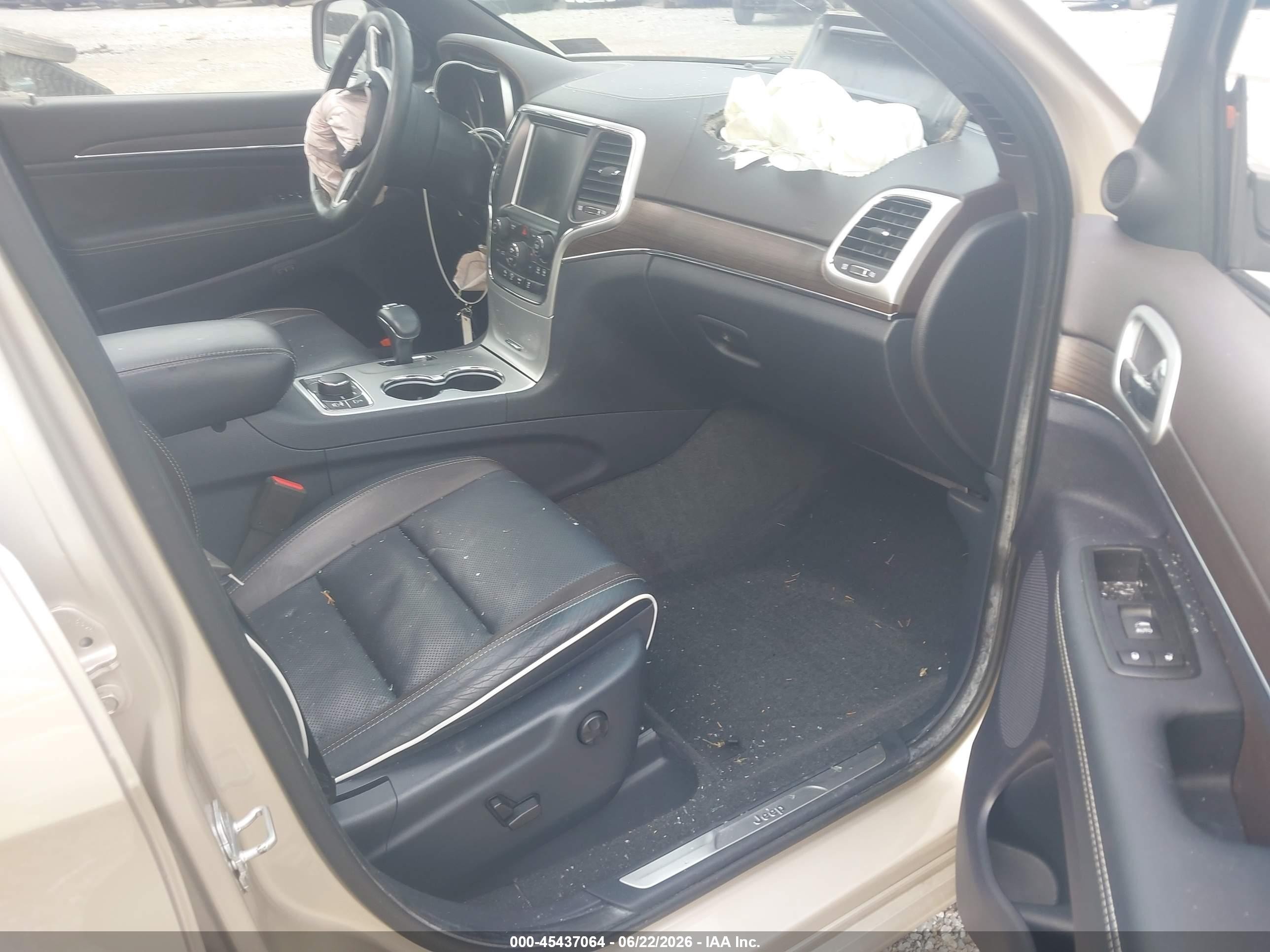 2014 Jeep Grand Cherokee Overland Желто-коричневый vin: 1C4RJFCG8EC152985