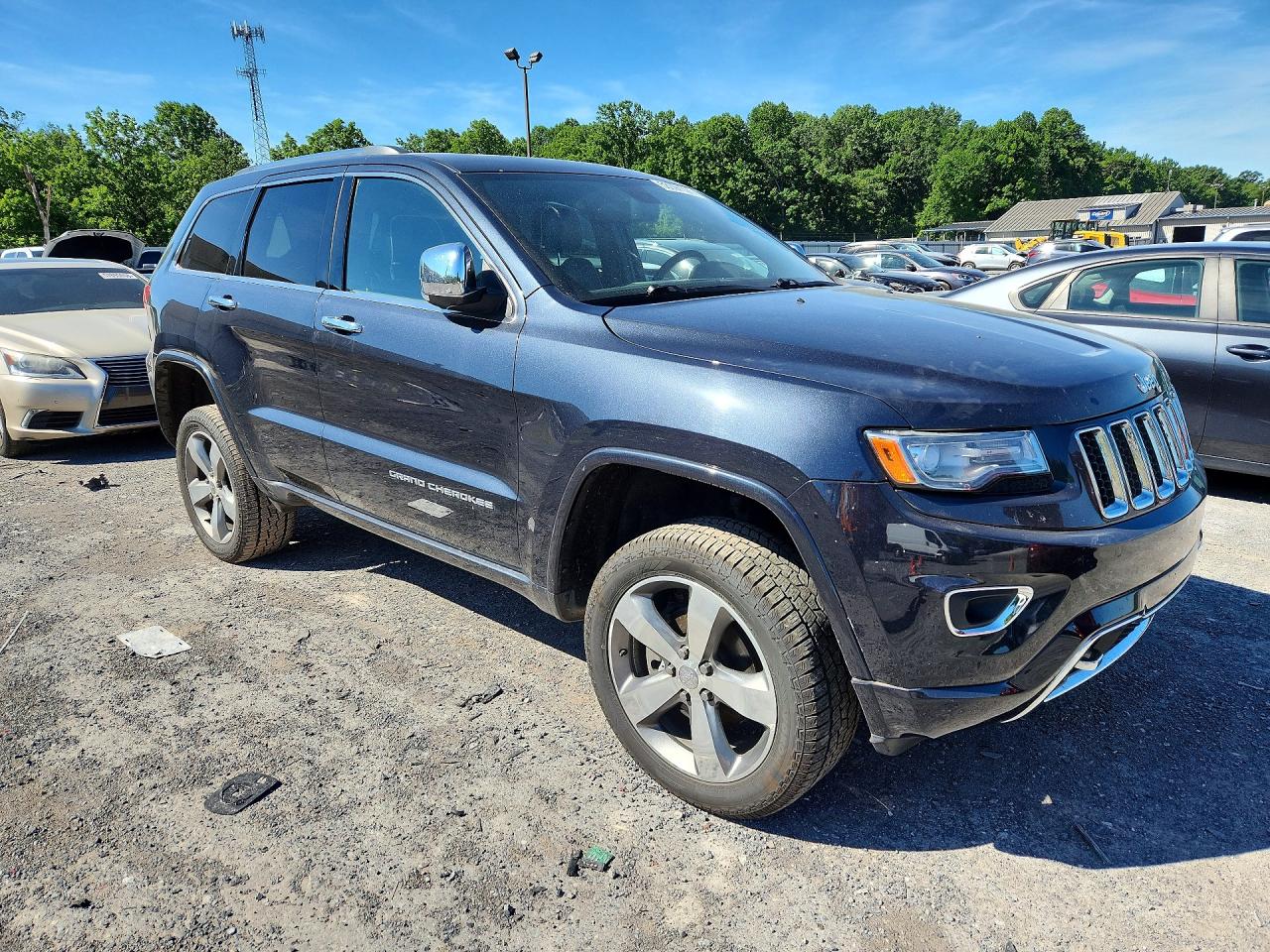 2014 Jeep Grand Cherokee Overland Black vin: 1C4RJFCG8EC162075