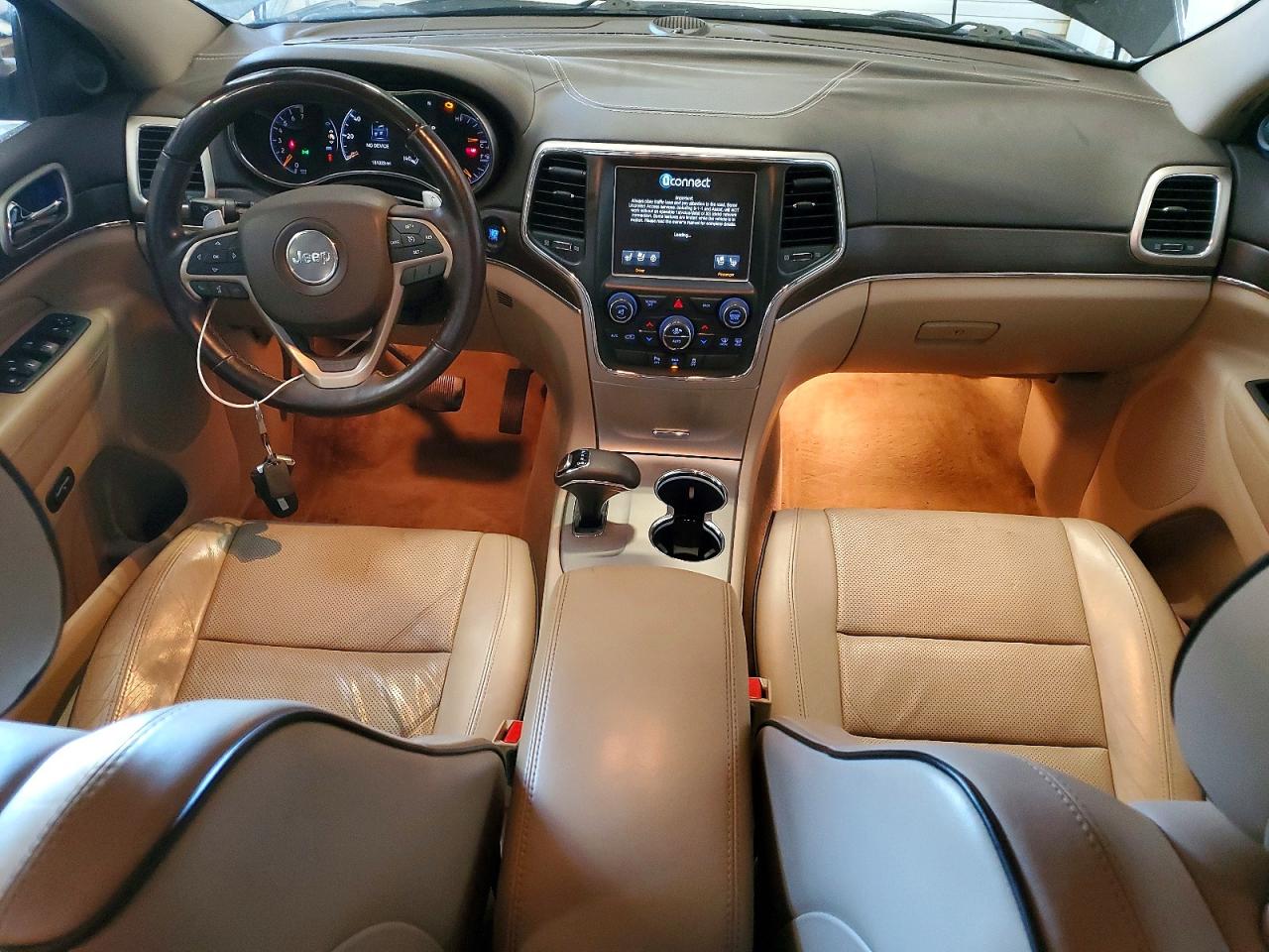 2014 Jeep Grand Cherokee Overland Black vin: 1C4RJFCG8EC201070