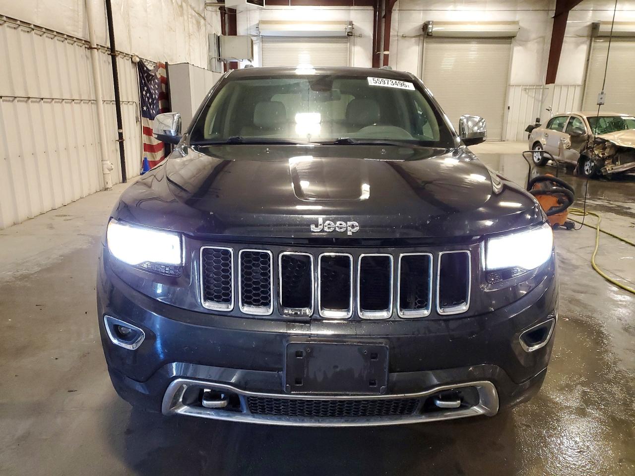 2014 Jeep Grand Cherokee Overland Black vin: 1C4RJFCG8EC201070