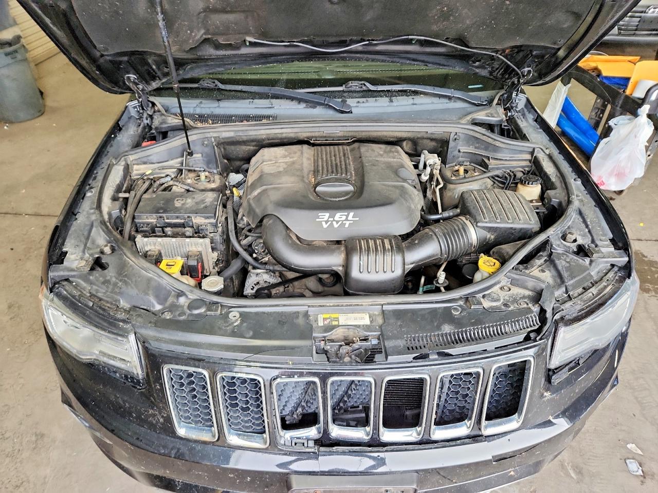 2014 Jeep Grand Cherokee Overland Black vin: 1C4RJFCG8EC201070