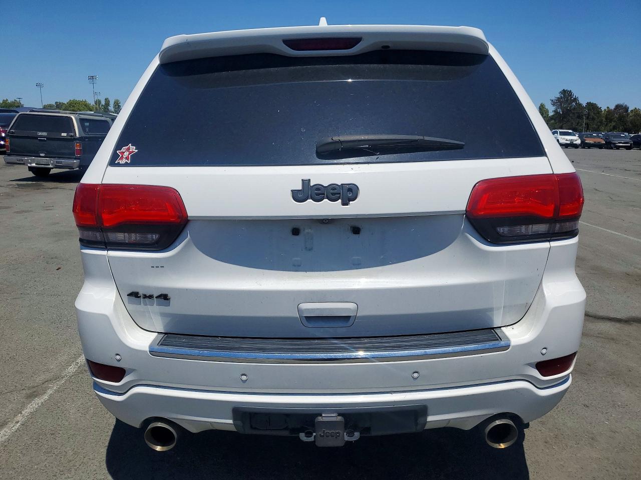 2014 Jeep Grand Cherokee Overland White vin: 1C4RJFCG8EC226535