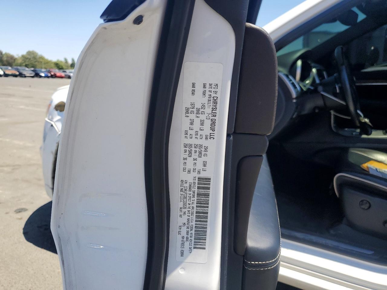 2014 Jeep Grand Cherokee Overland White vin: 1C4RJFCG8EC226535