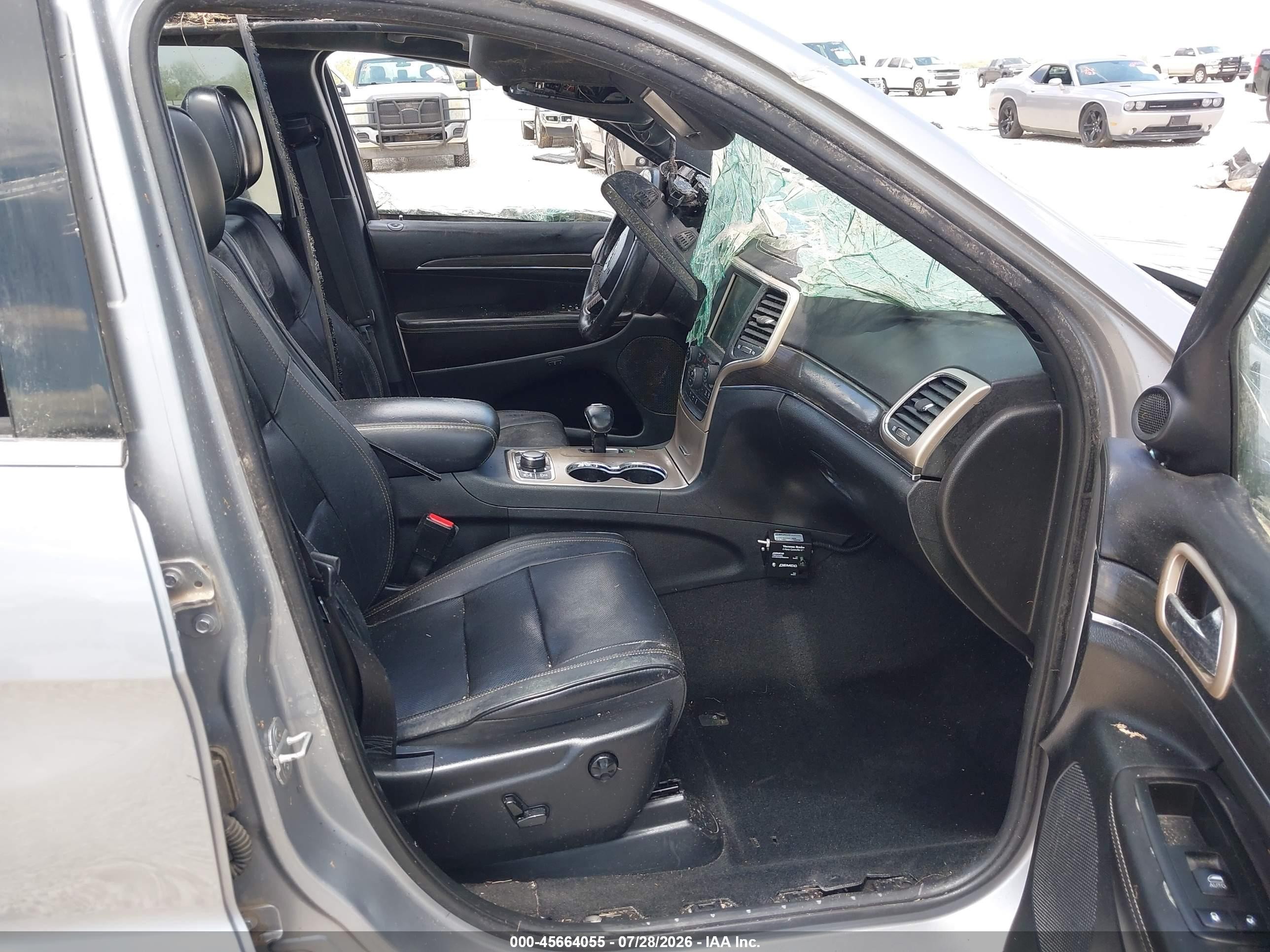 2014 Jeep Grand Cherokee Overland Серебряный vin: 1C4RJFCG8EC232593