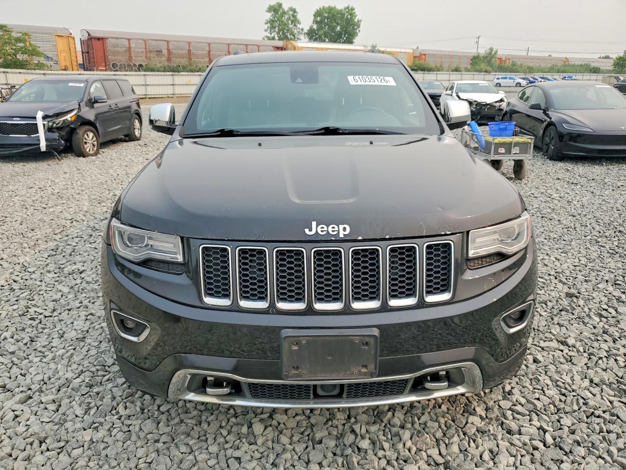 2014 Jeep Grand Cherokee Overland Black vin: 1C4RJFCG8EC289540