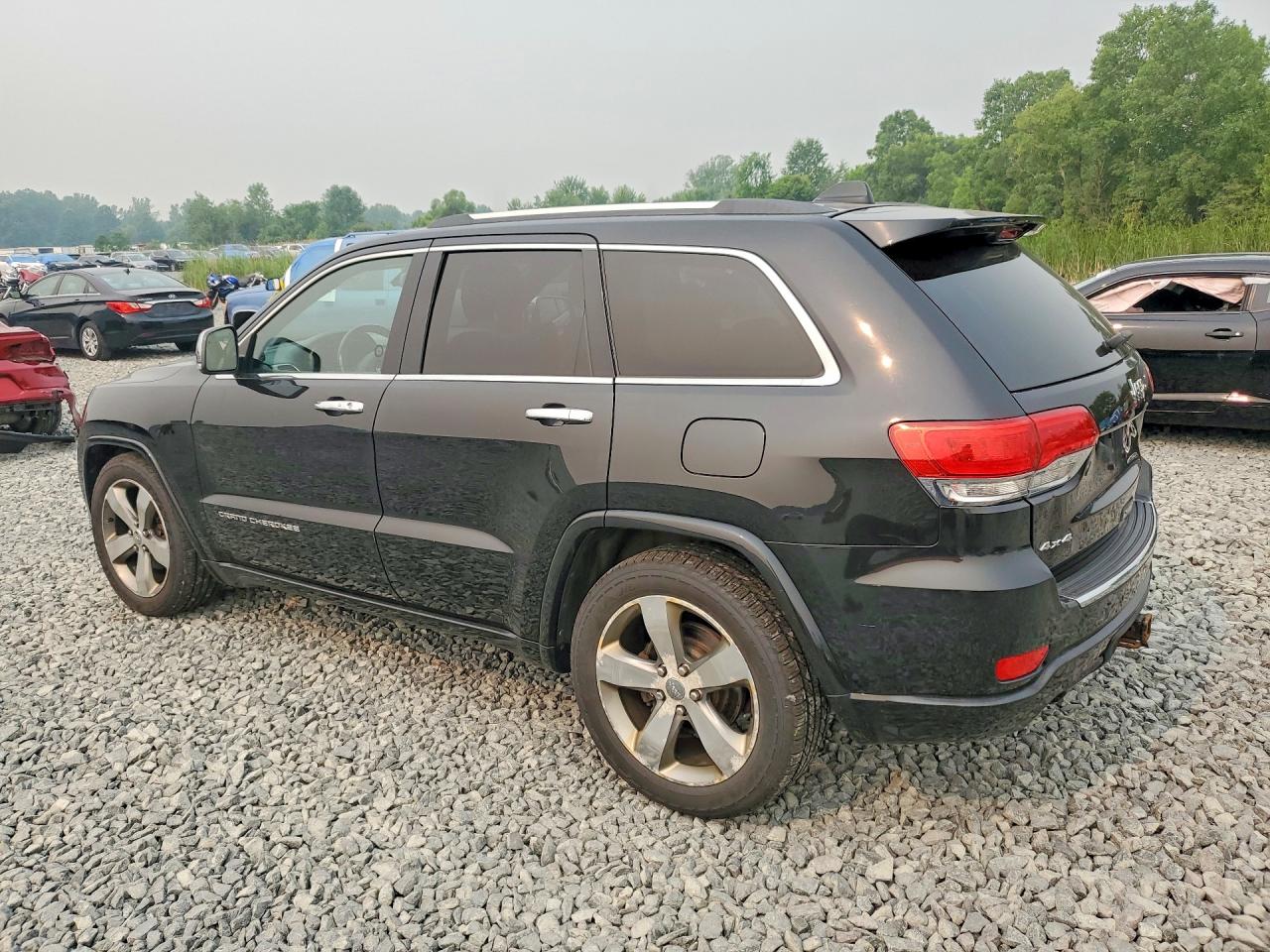 2014 Jeep Grand Cherokee Overland Black vin: 1C4RJFCG8EC289540