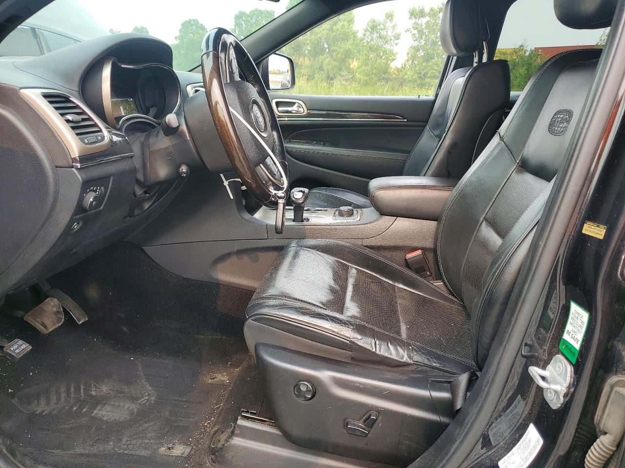 2014 Jeep Grand Cherokee Overland Black vin: 1C4RJFCG8EC289540