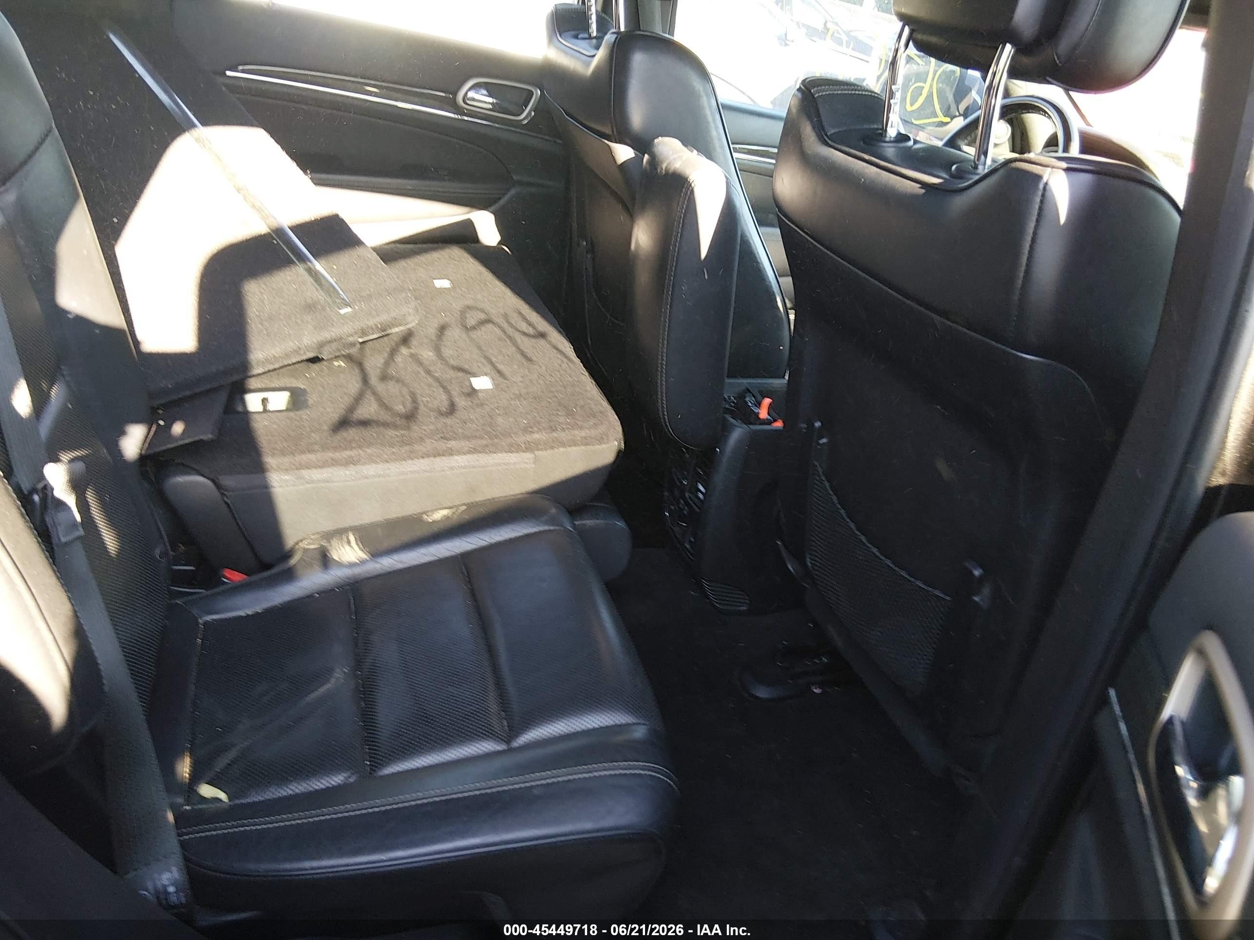 2014 Jeep Grand Cherokee Overland Black vin: 1C4RJFCG8EC530643