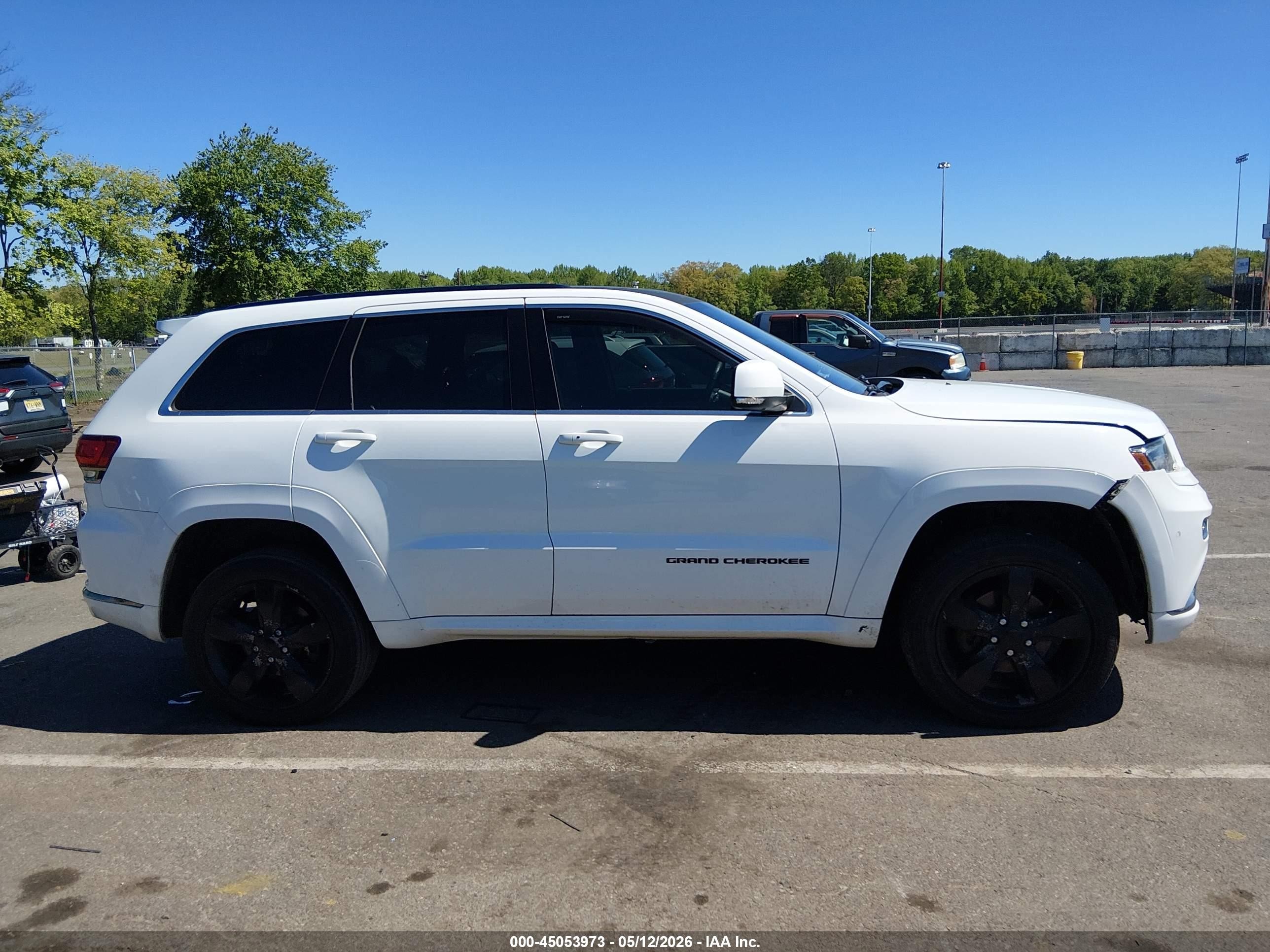 2015 Jeep Grand Cherokee High Altitude White vin: 1C4RJFCG8FC225595