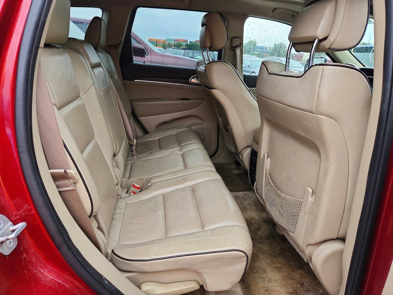 2015 Jeep Grand Cherokee Overland Red vin: 1C4RJFCG8FC664294