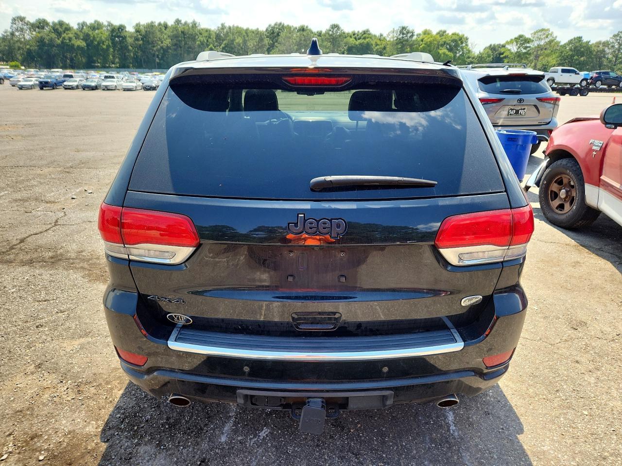 2015 Jeep Grand Cherokee Overland Black vin: 1C4RJFCG8FC705782