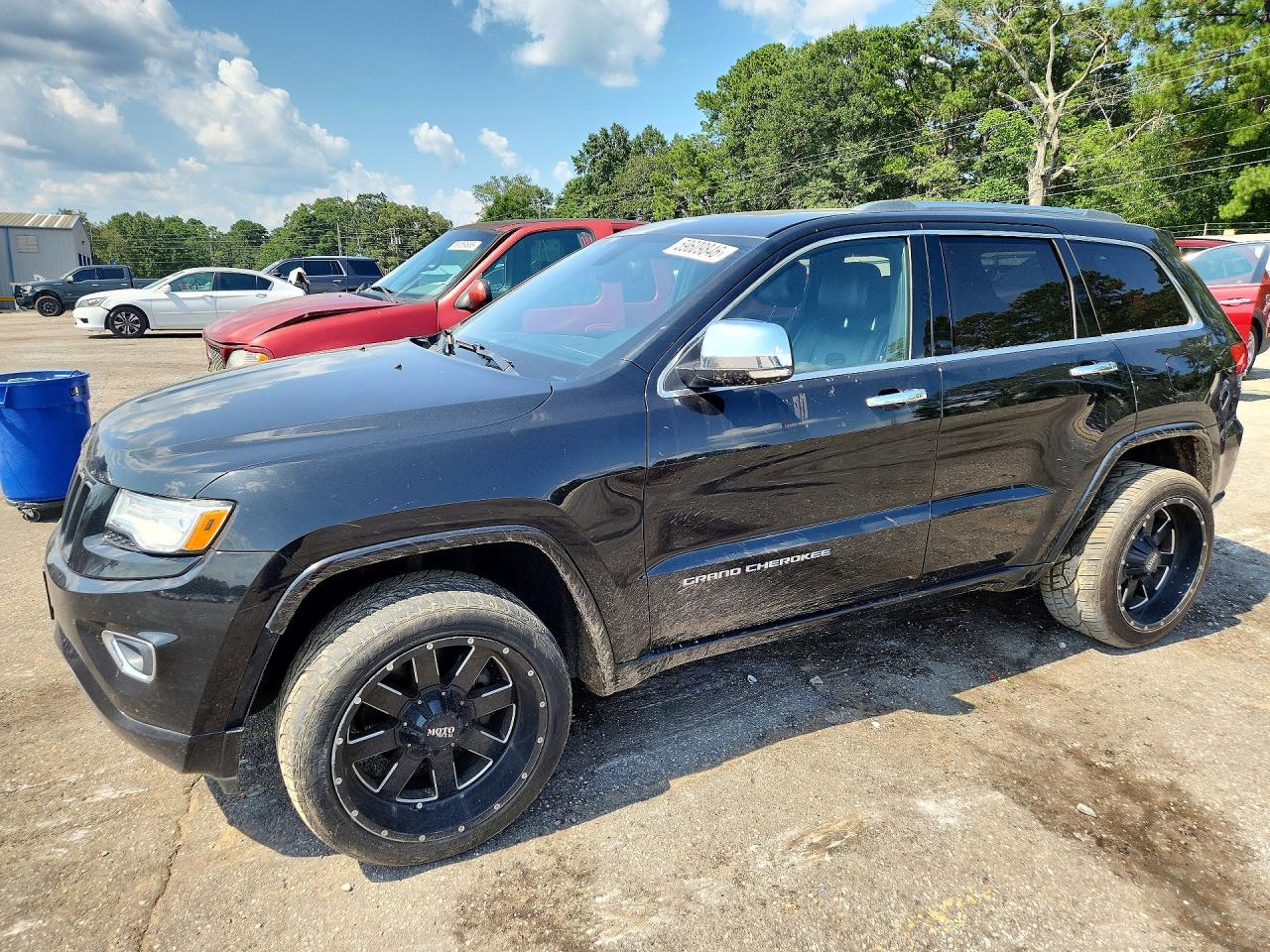 2015 Jeep Grand Cherokee Overland Black vin: 1C4RJFCG8FC705782