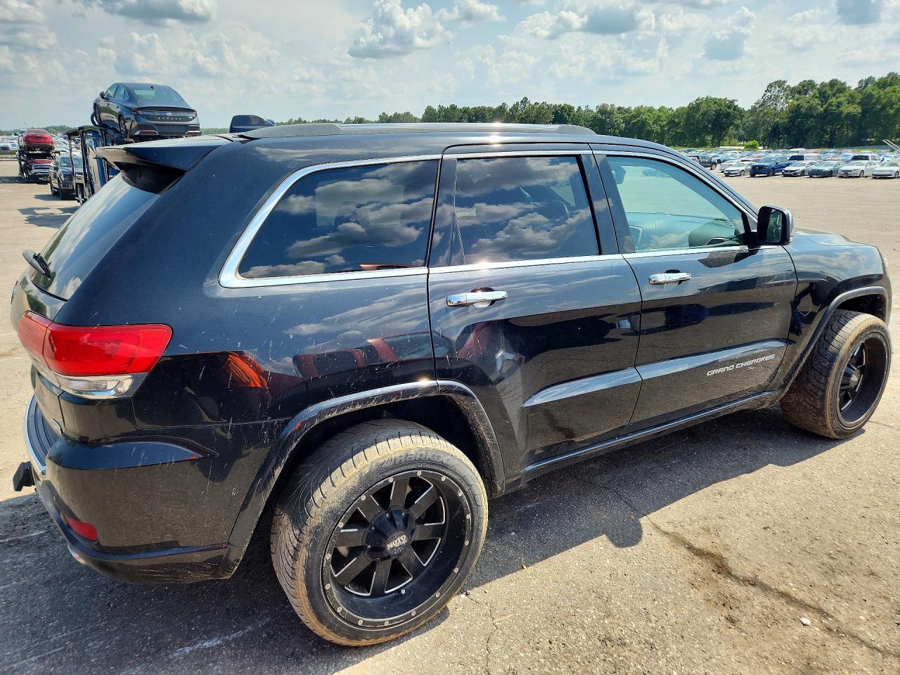 2015 Jeep Grand Cherokee Overland Black vin: 1C4RJFCG8FC705782