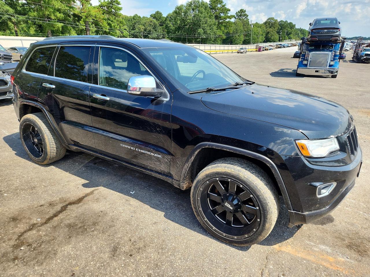 2015 Jeep Grand Cherokee Overland Black vin: 1C4RJFCG8FC705782