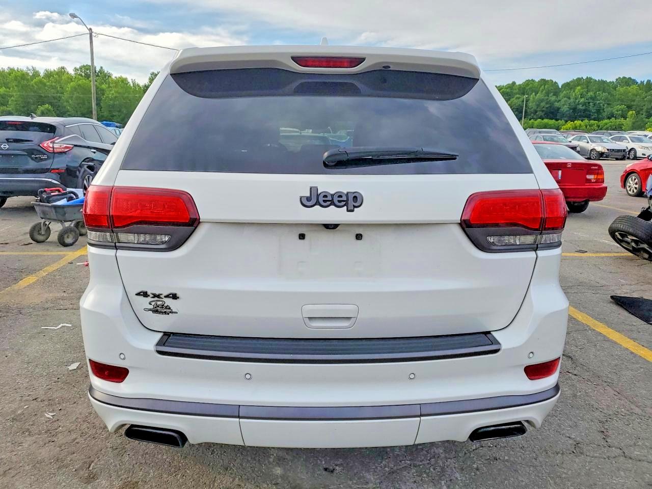 2019 Jeep Grand Cherokee Overland White vin: 1C4RJFCG8KC703024