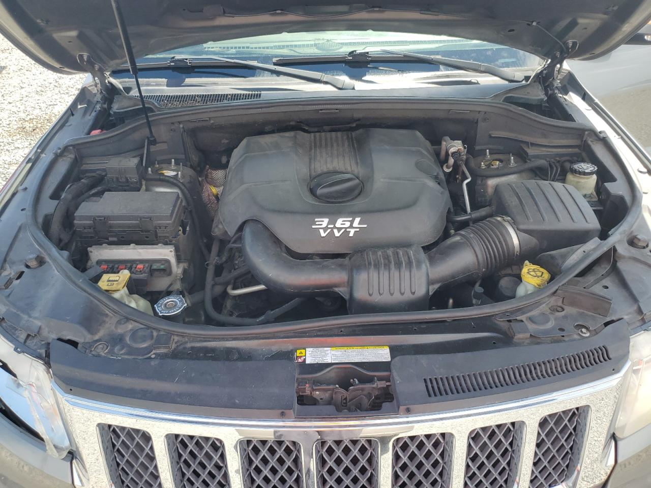 2012 Jeep Grand Cherokee Overland Gray vin: 1C4RJFCG9CC103761
