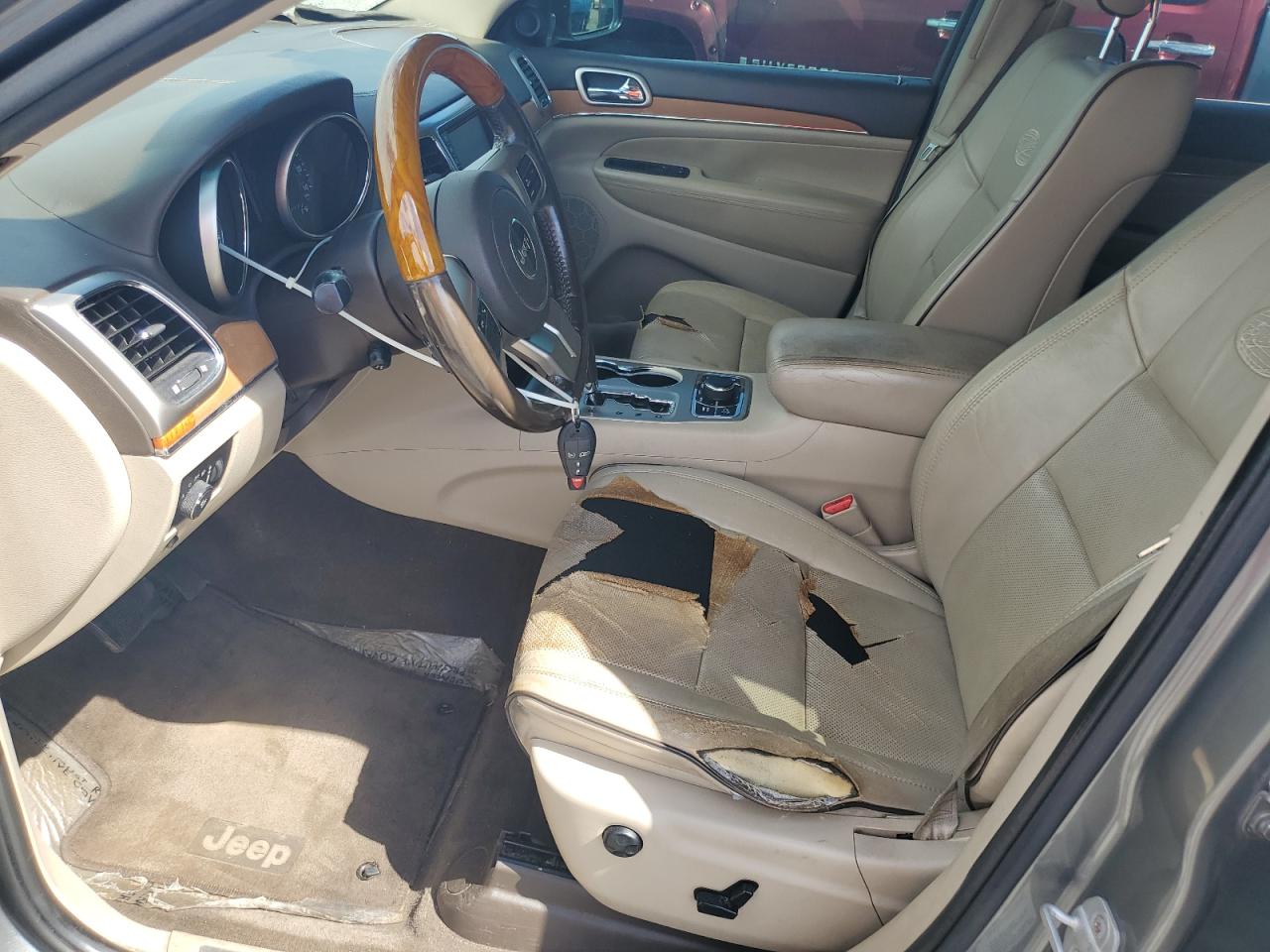 2012 Jeep Grand Cherokee Overland Gray vin: 1C4RJFCG9CC103761