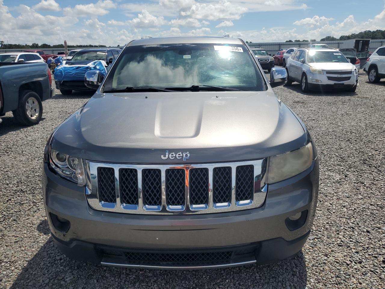 2012 Jeep Grand Cherokee Overland Gray vin: 1C4RJFCG9CC103761