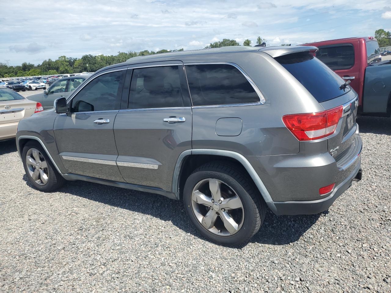 2012 Jeep Grand Cherokee Overland Gray vin: 1C4RJFCG9CC103761