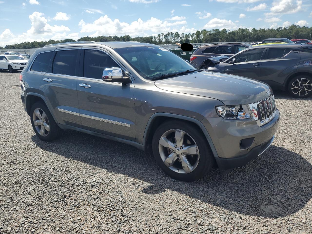 2012 Jeep Grand Cherokee Overland Gray vin: 1C4RJFCG9CC103761