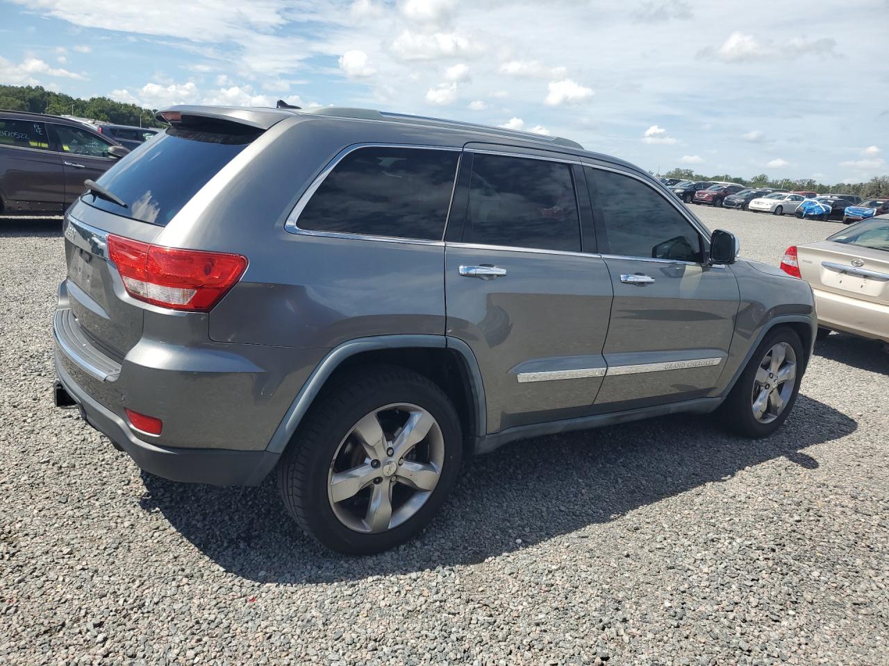 2012 Jeep Grand Cherokee Overland Gray vin: 1C4RJFCG9CC103761