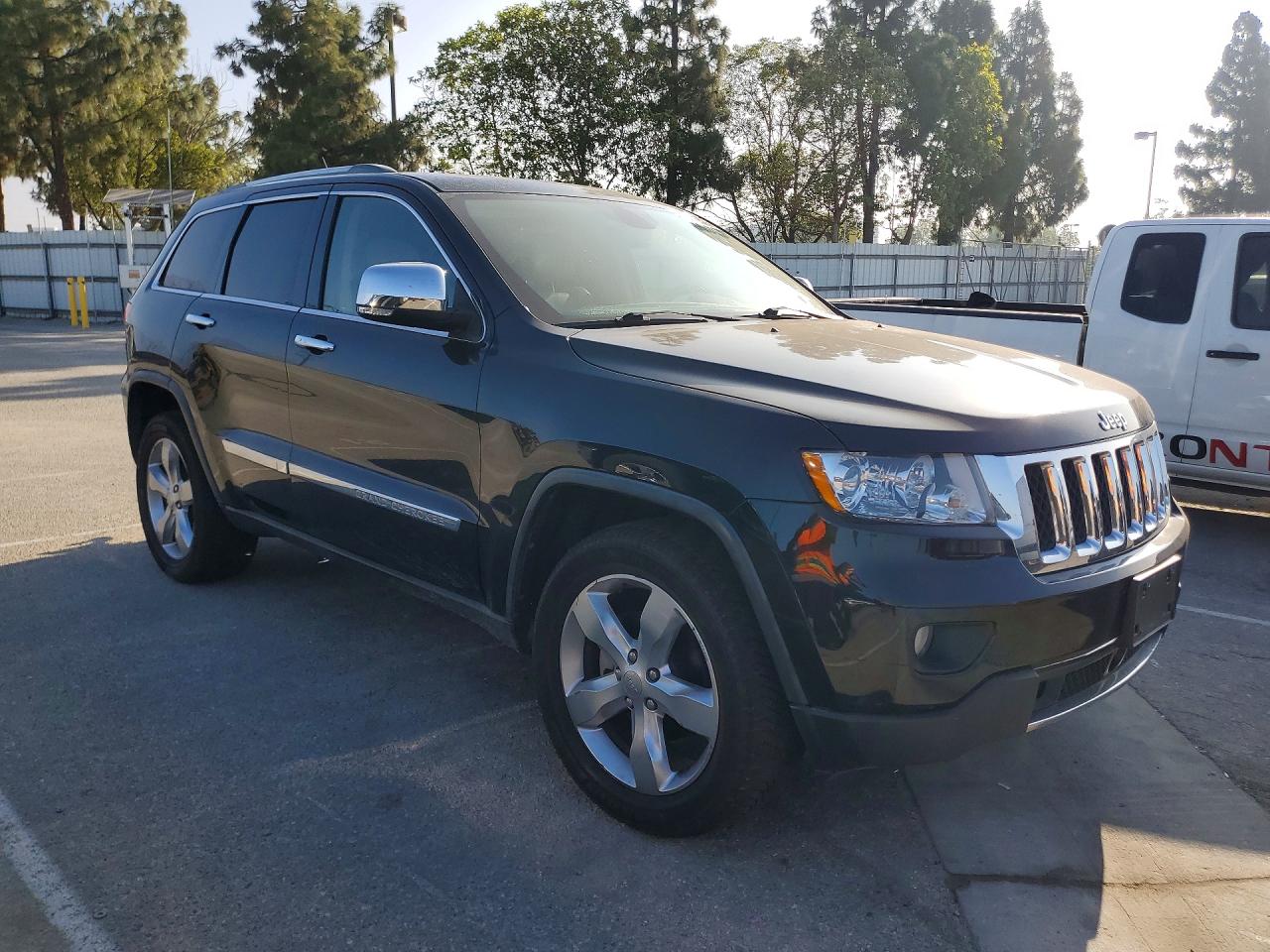 2012 Jeep Grand Cherokee Overland Black vin: 1C4RJFCG9CC200071