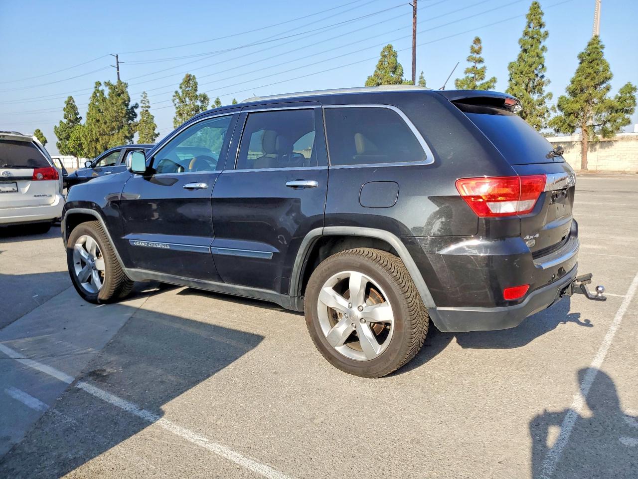 2012 Jeep Grand Cherokee Overland Black vin: 1C4RJFCG9CC200071
