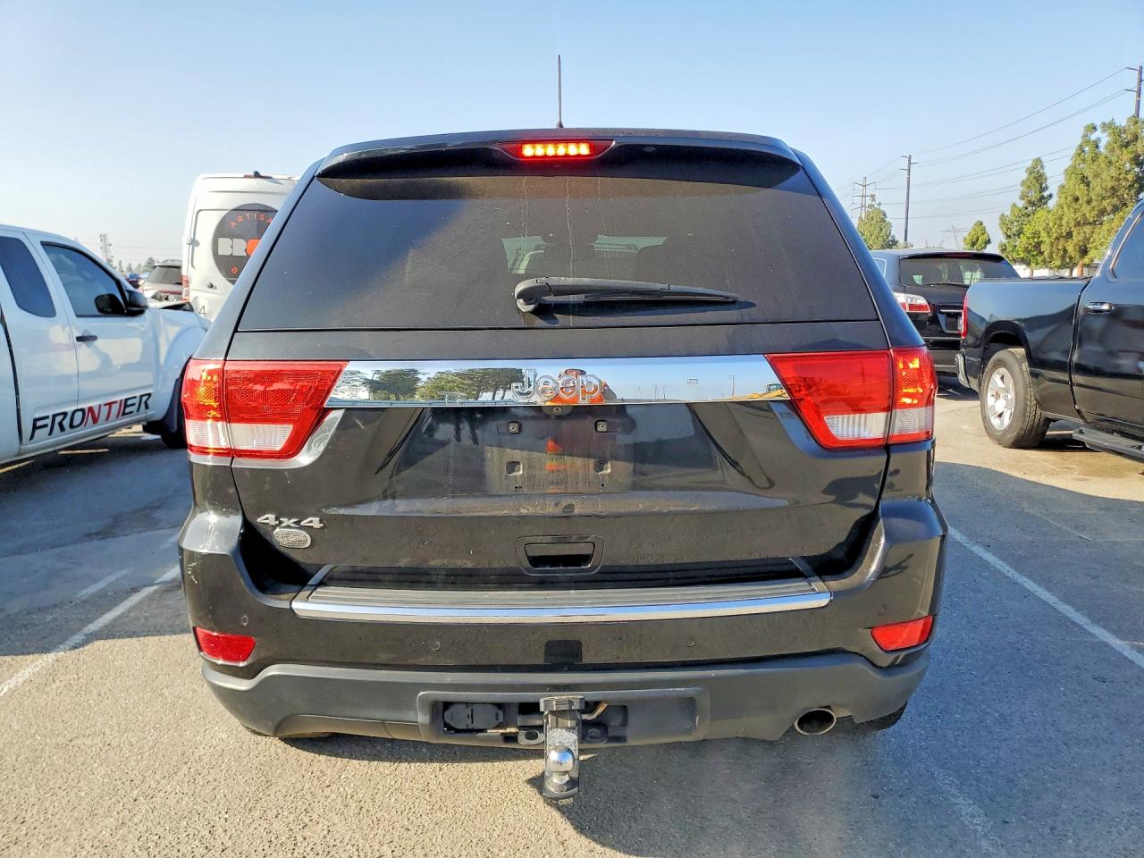 2012 Jeep Grand Cherokee Overland Black vin: 1C4RJFCG9CC200071