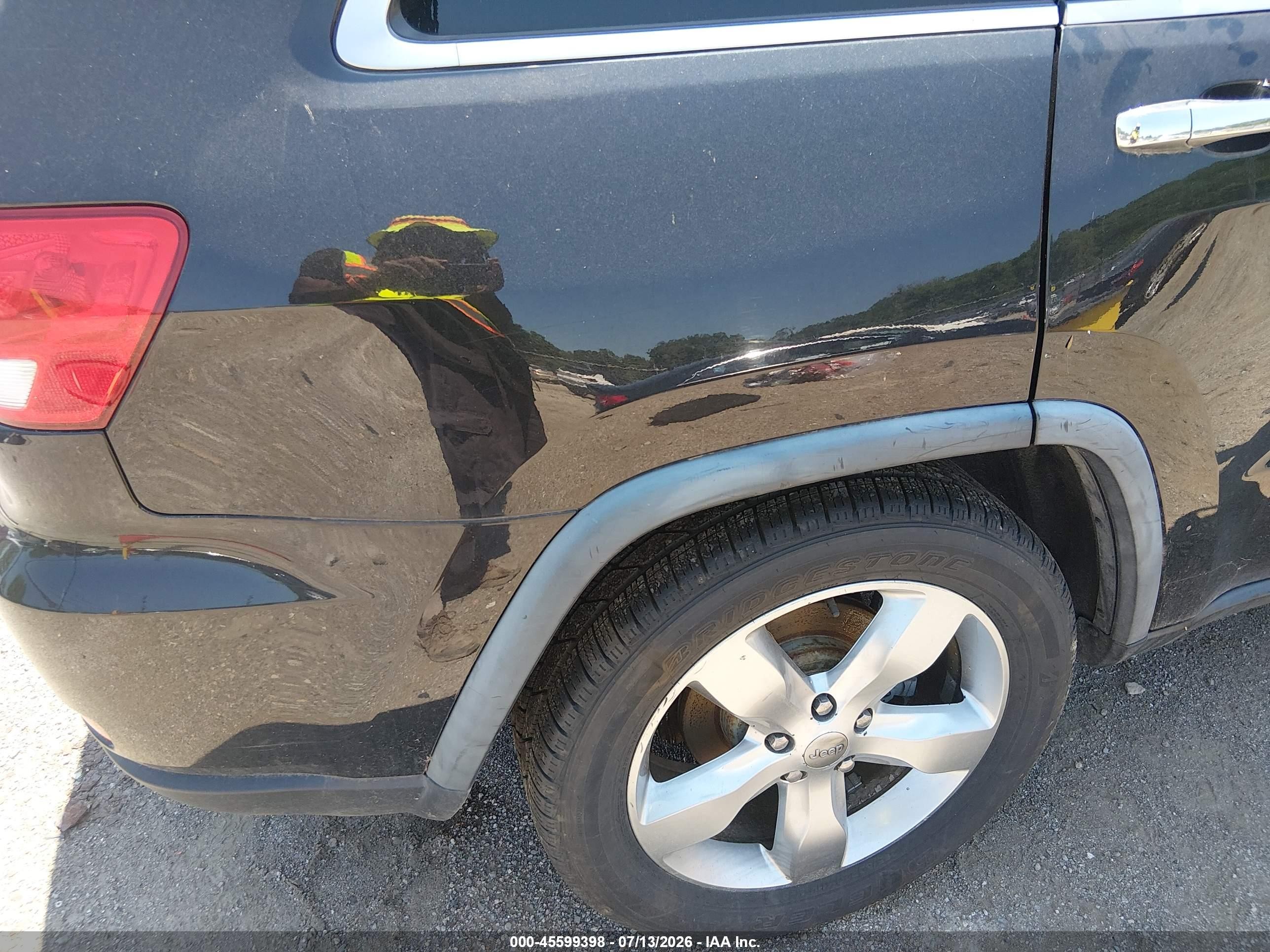 2012 Jeep Grand Cherokee Overland Черный vin: 1C4RJFCG9CC214049