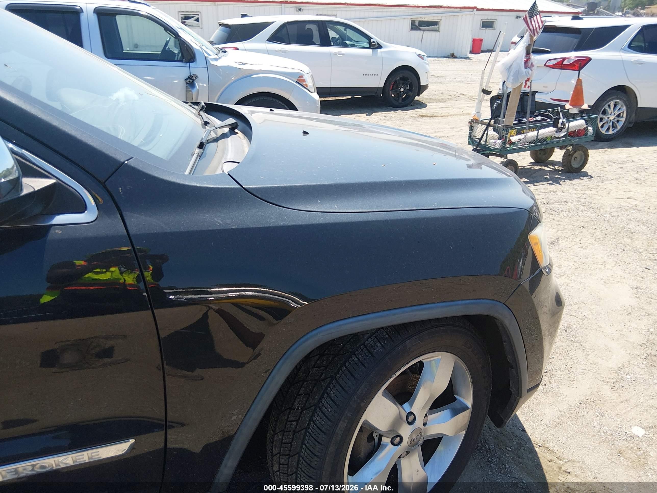 2012 Jeep Grand Cherokee Overland Черный vin: 1C4RJFCG9CC214049