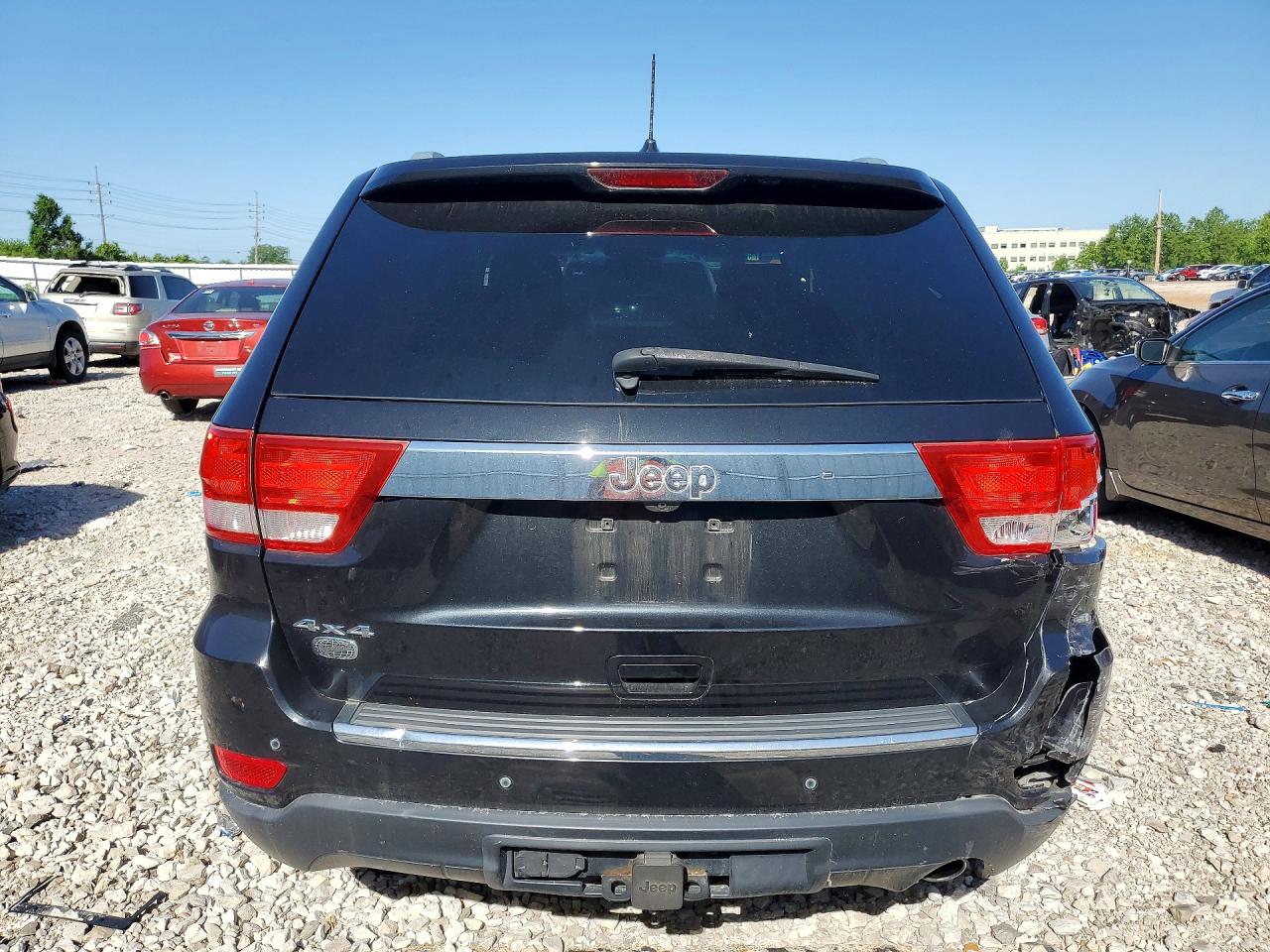 2012 Jeep Grand Cherokee Overland Black vin: 1C4RJFCG9CC239176