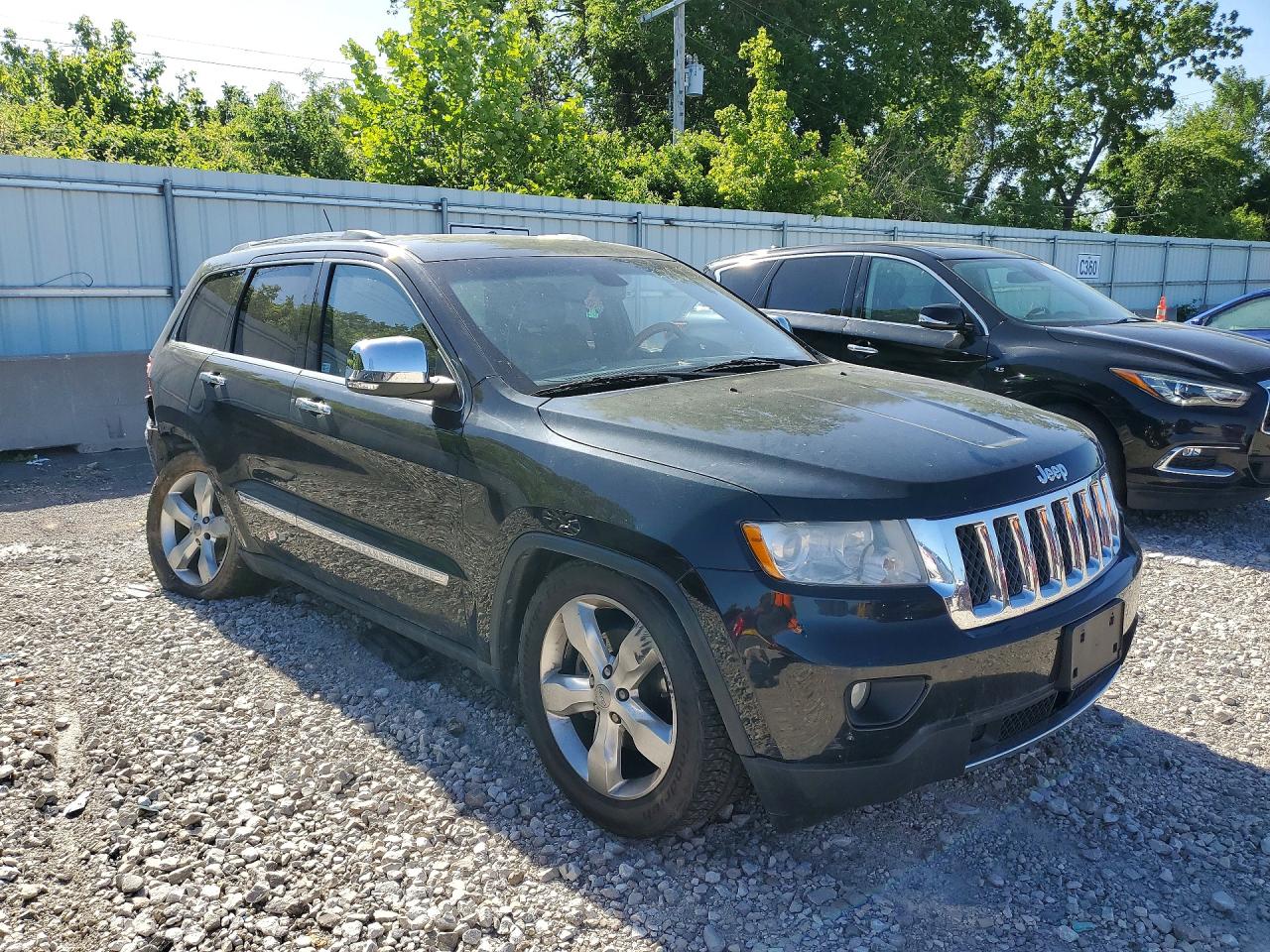 2012 Jeep Grand Cherokee Overland Black vin: 1C4RJFCG9CC239176