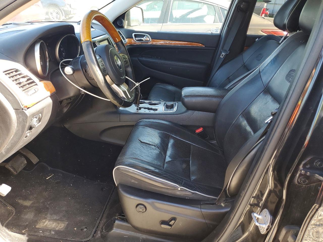 2012 Jeep Grand Cherokee Overland Black vin: 1C4RJFCG9CC239176