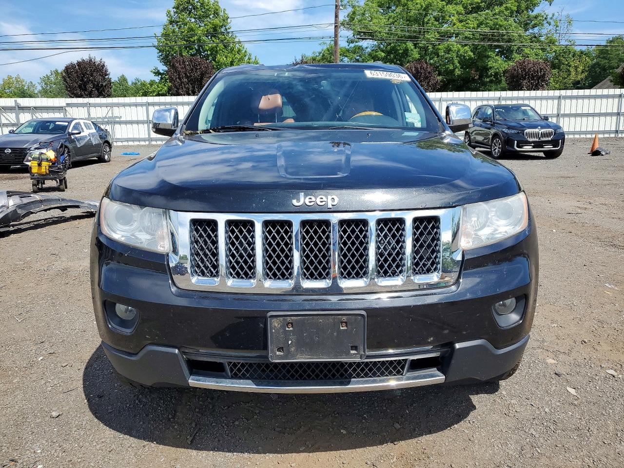2012 Jeep Grand Cherokee Overland Black vin: 1C4RJFCG9CC279872