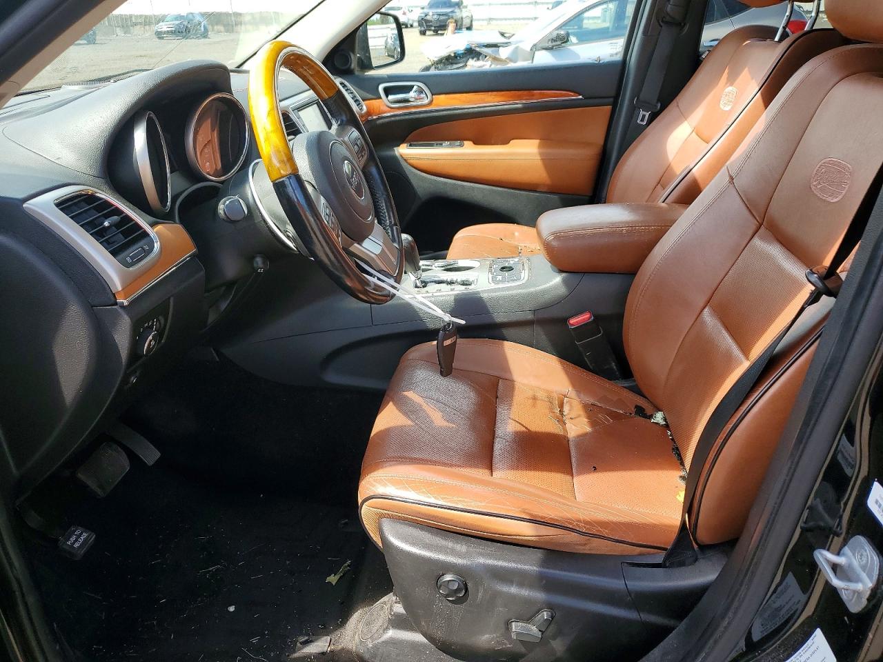 2012 Jeep Grand Cherokee Overland Black vin: 1C4RJFCG9CC279872