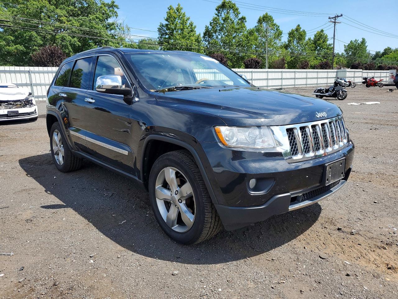 2012 Jeep Grand Cherokee Overland Black vin: 1C4RJFCG9CC279872
