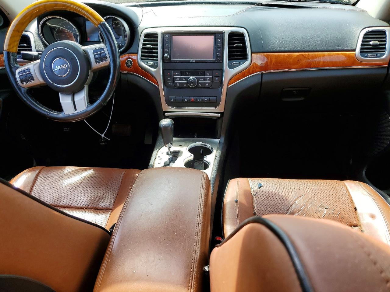 2012 Jeep Grand Cherokee Overland Black vin: 1C4RJFCG9CC279872