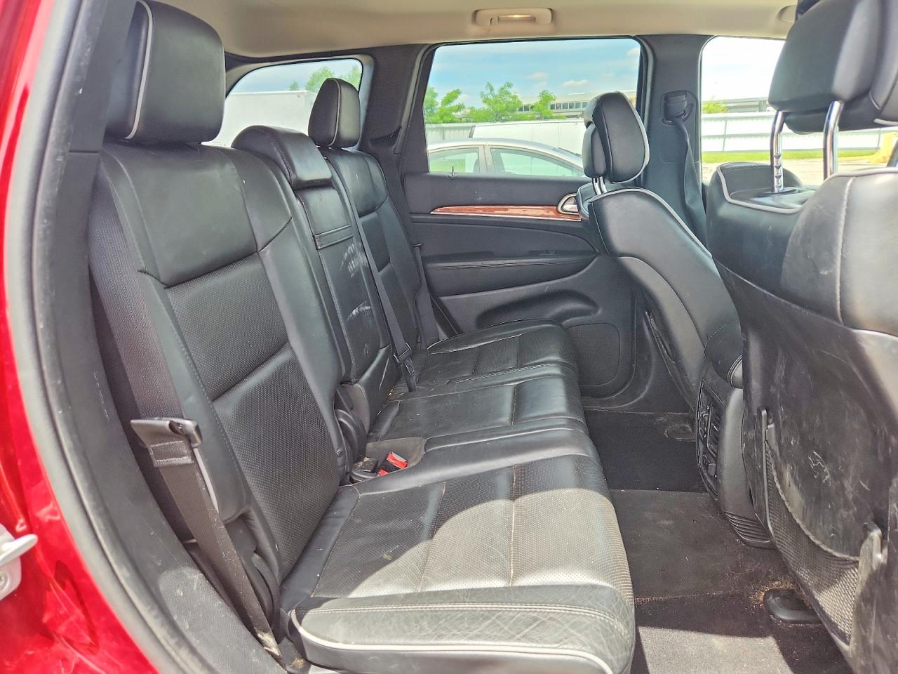 2012 Jeep Grand Cherokee Overland Red vin: 1C4RJFCG9CC340721