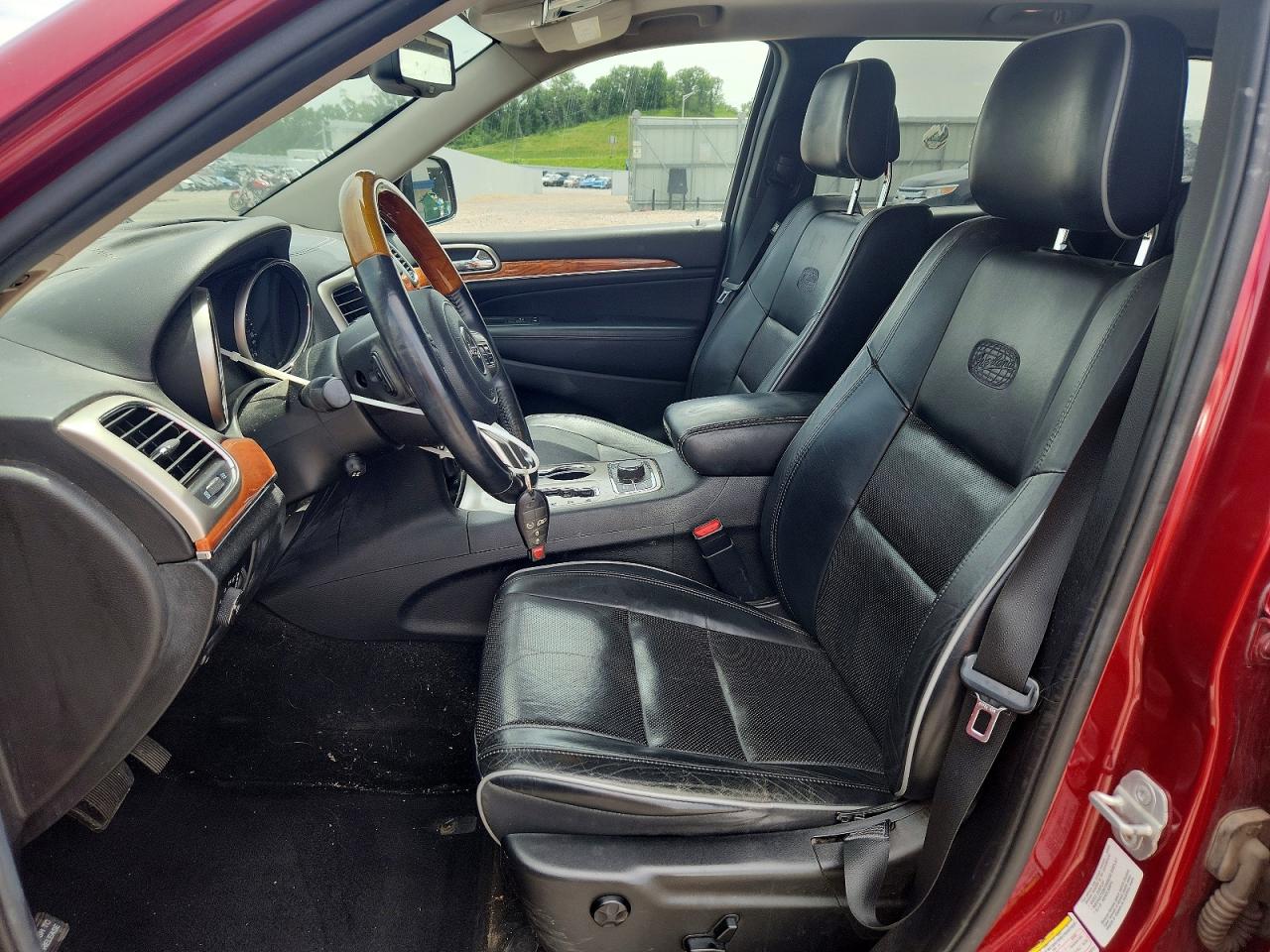 2012 Jeep Grand Cherokee Overland Red vin: 1C4RJFCG9CC340721