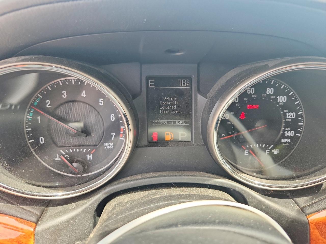 2012 Jeep Grand Cherokee Overland Red vin: 1C4RJFCG9CC340721