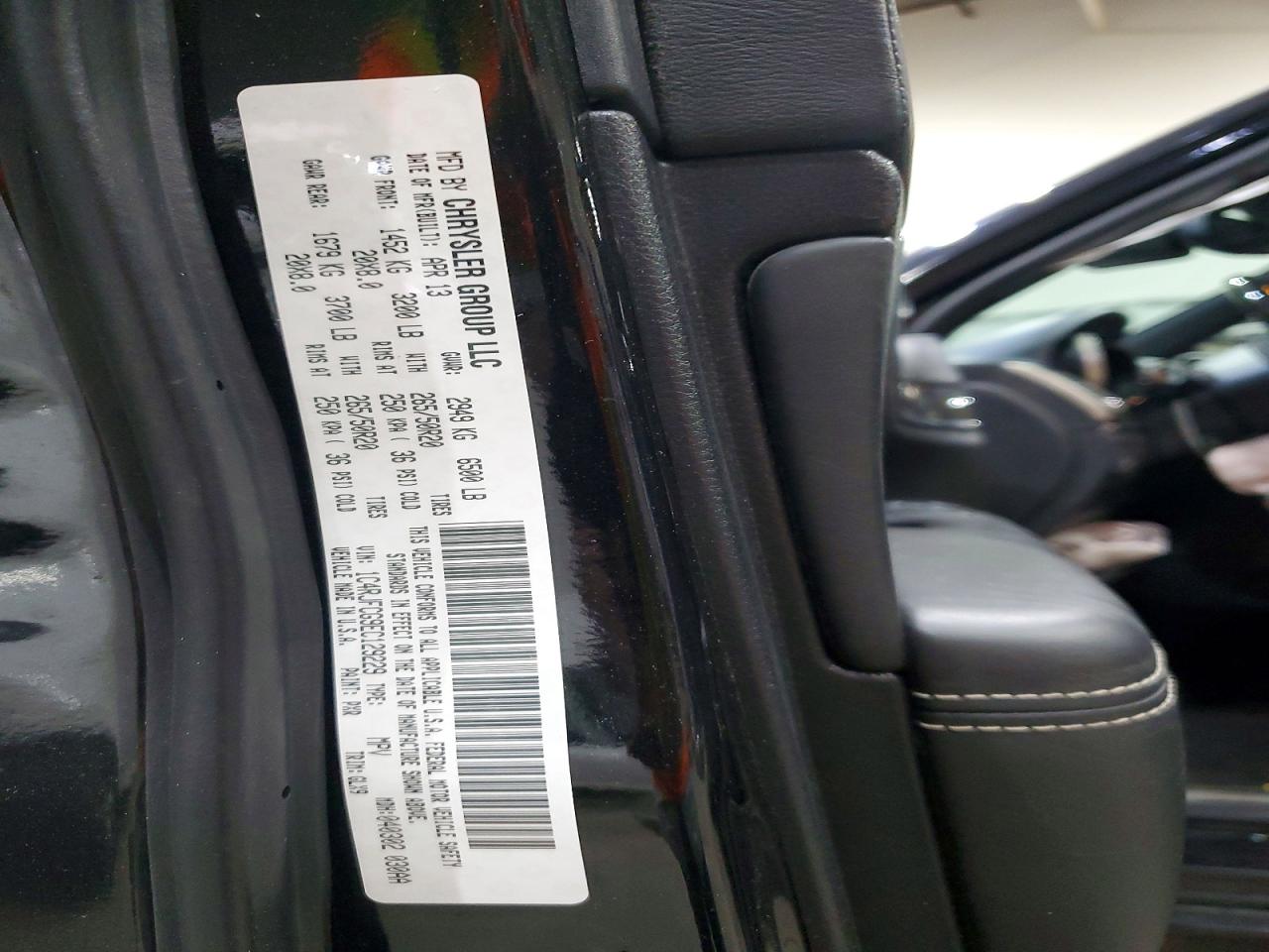 2014 Jeep Grand Cherokee Overland Black vin: 1C4RJFCG9EC129229