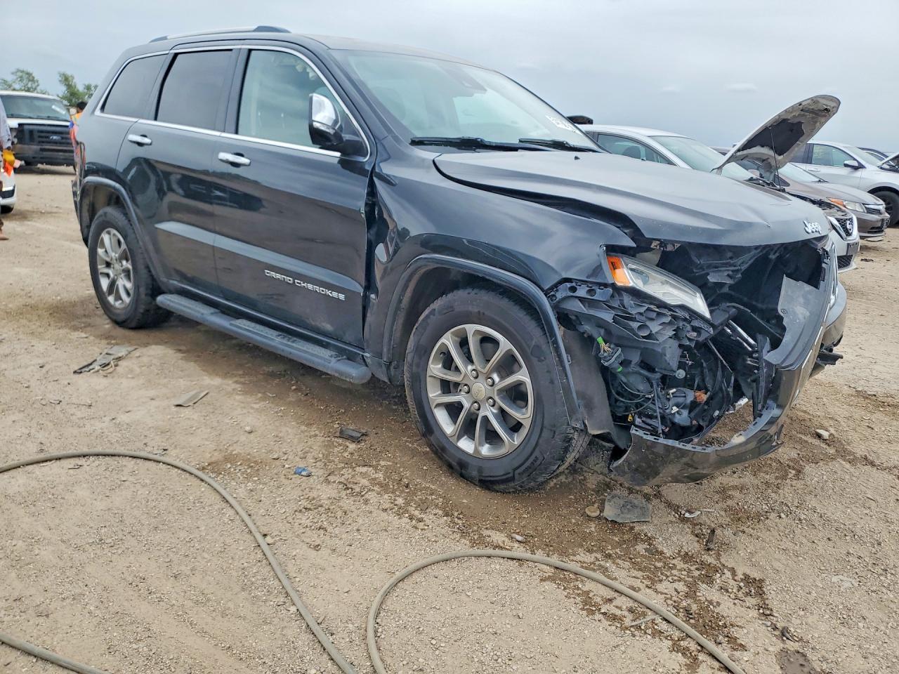 2014 Jeep Grand Cherokee Overland Black vin: 1C4RJFCG9EC510112