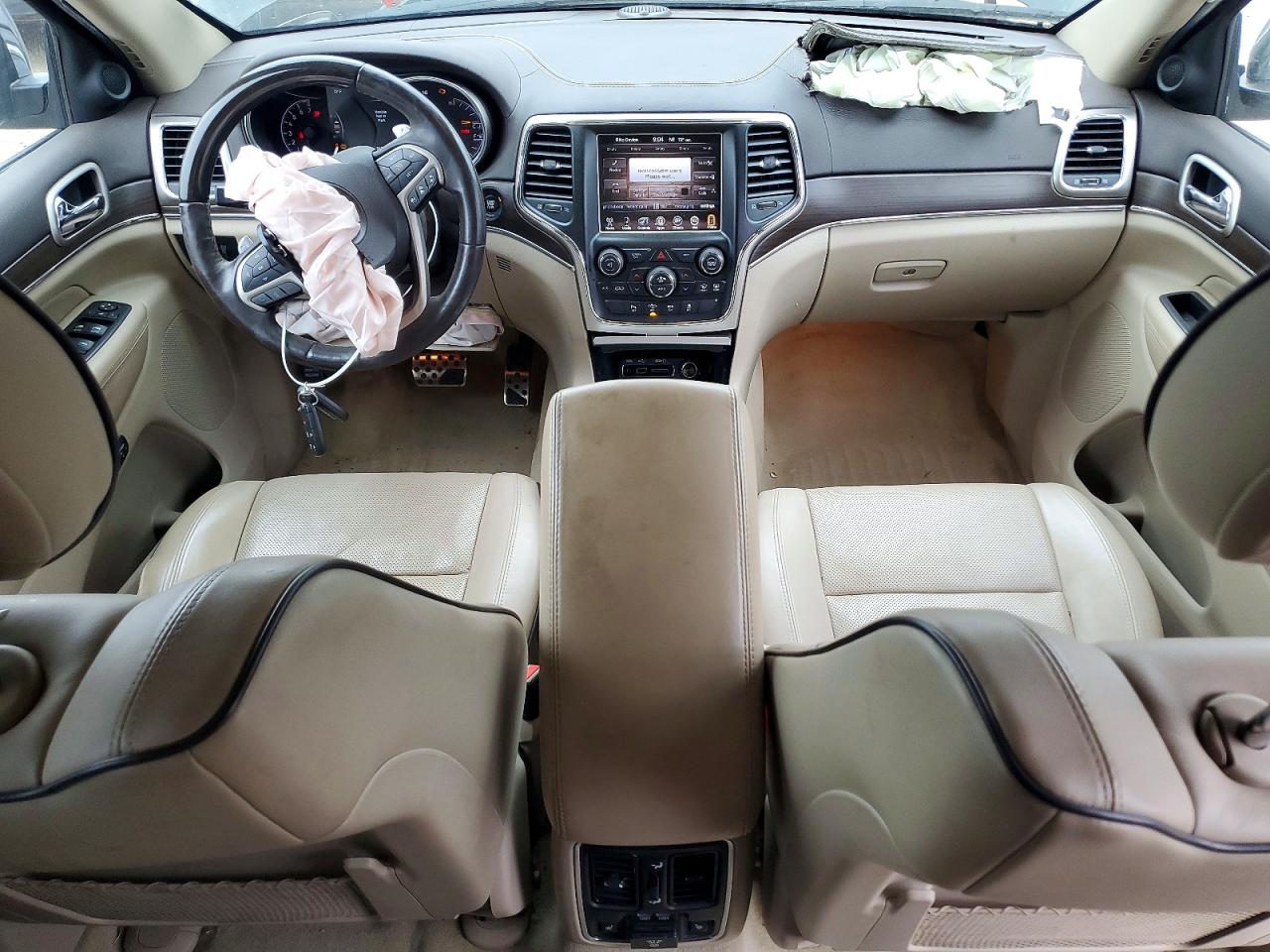 2014 Jeep Grand Cherokee Overland Black vin: 1C4RJFCG9EC510112