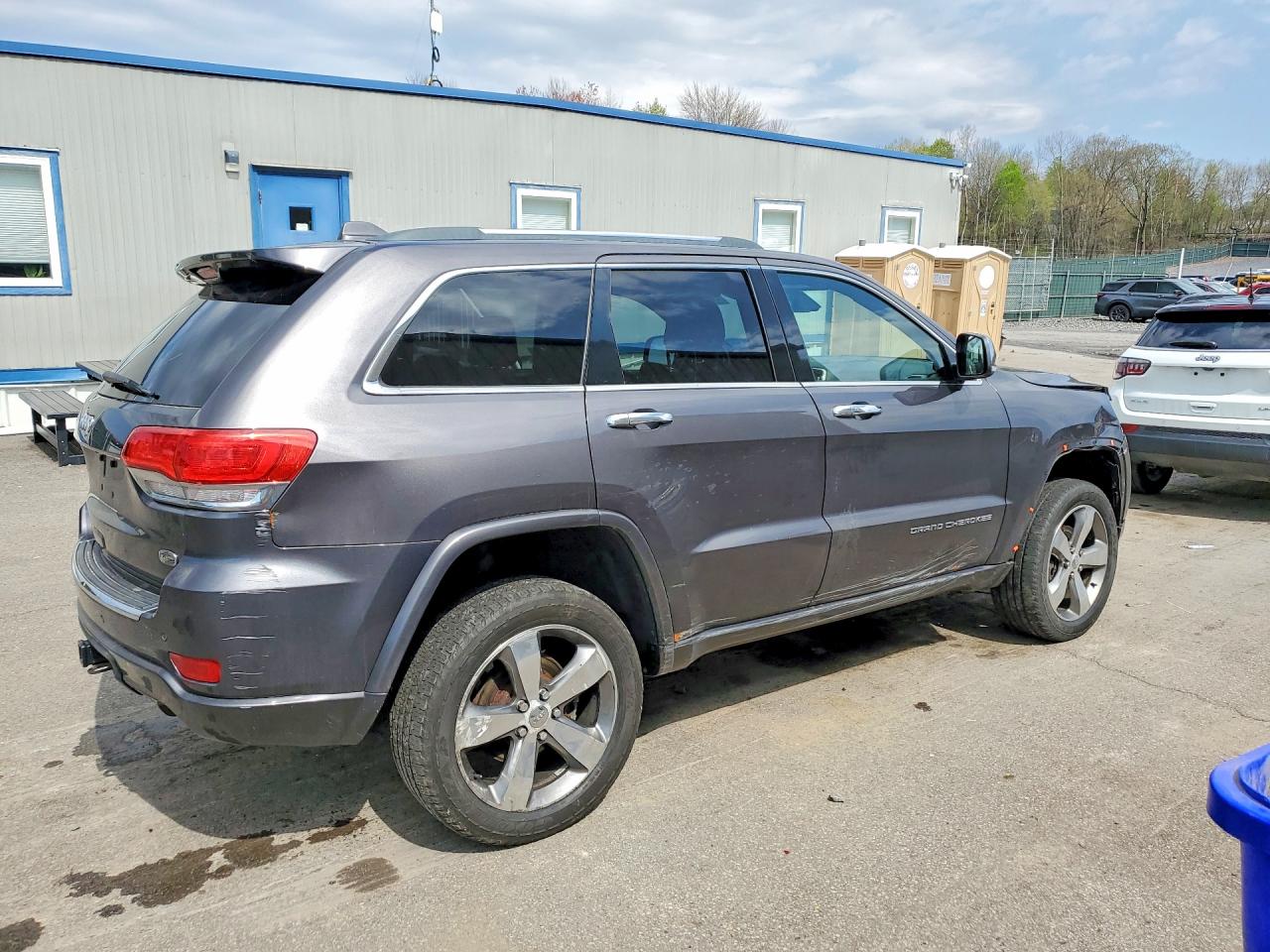 2014 Jeep Grand Cherokee Overland Gray vin: 1C4RJFCG9EC535852