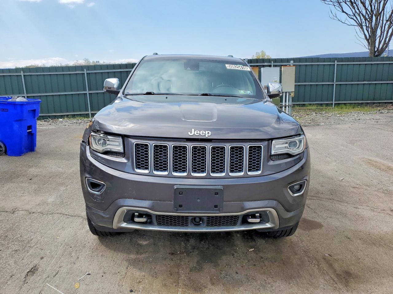 2014 Jeep Grand Cherokee Overland Gray vin: 1C4RJFCG9EC535852