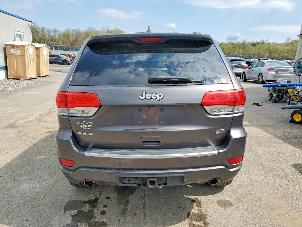 2014 Jeep Grand Cherokee Overland Gray vin: 1C4RJFCG9EC535852