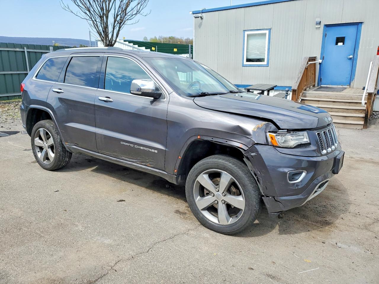 2014 Jeep Grand Cherokee Overland Gray vin: 1C4RJFCG9EC535852