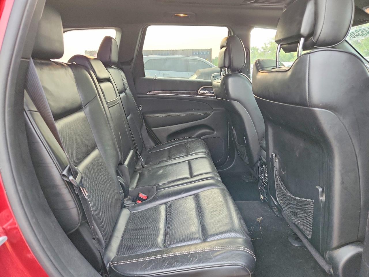 2014 Jeep Grand Cherokee Overland Red vin: 1C4RJFCG9EC571122