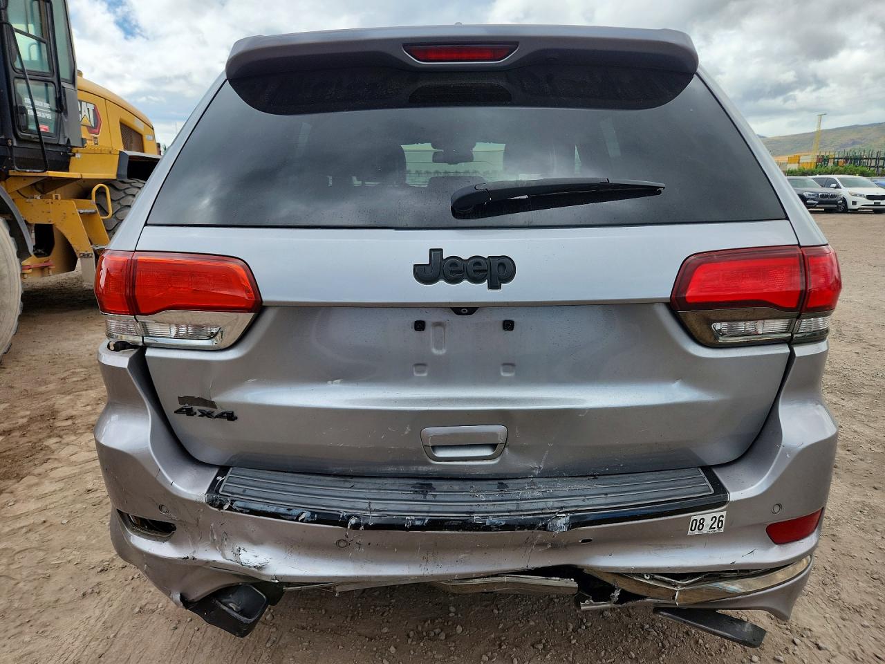 2015 Jeep Grand Cherokee Overland Silver vin: 1C4RJFCG9FC190677