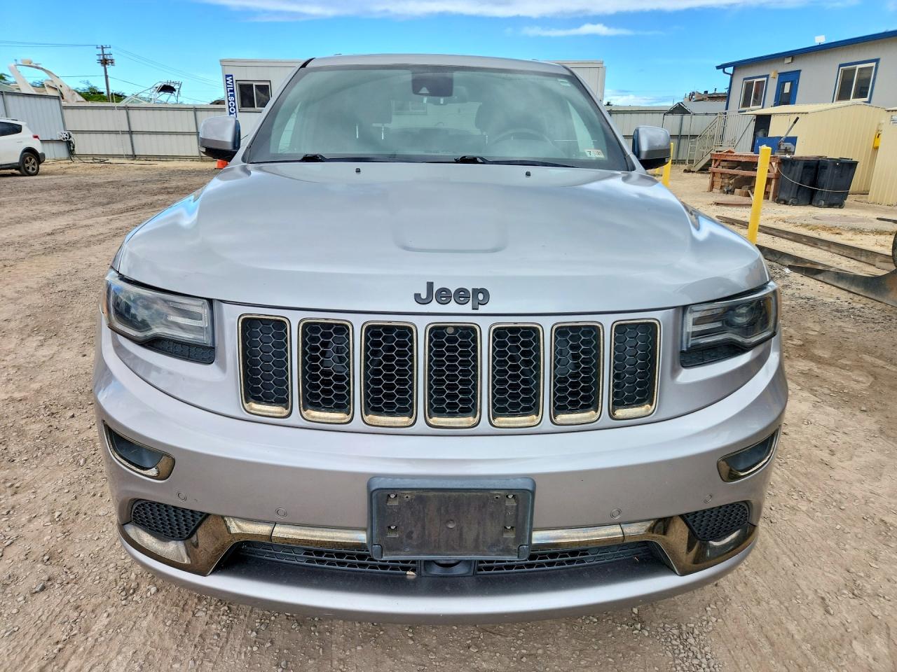 2015 Jeep Grand Cherokee Overland Silver vin: 1C4RJFCG9FC190677